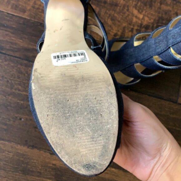 Denim Heels - Picture 2 of 6